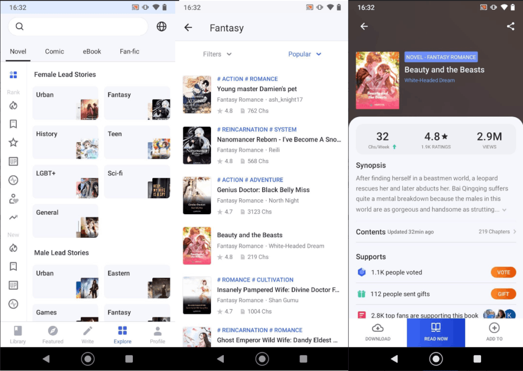 Webnovel MOD APK Latest Version [Unlimited Fast Pass]
