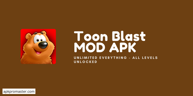 Toon Blast MOD APK (todos os níveis desbloqueados, tudo ilimitado)